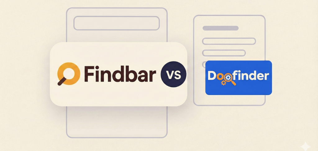 Findbar vs Doofinder